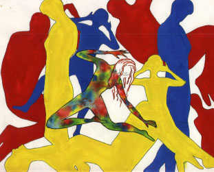 Acrylic on paper