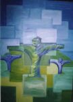 Oil on stretch canvas