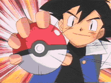 ALRIGHT! Ash actually caught something...
