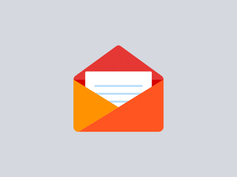 email opeing gif