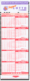 California Super Lotto Plus PlaySlip