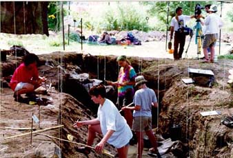 Excavating at 
GBY