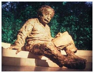Albert Einstein Memorial Statue, by Robert Berks, 1978