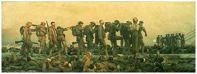 John Singer Sargent's "Gassed," 1919