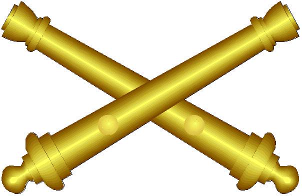 Cross Cannon Insignia of the Field Artillery