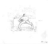 One of my first forays into drawing a figure  from life, and it was freezing! Click here to see the pastel.