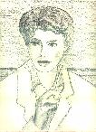 Graphite stick drawing
