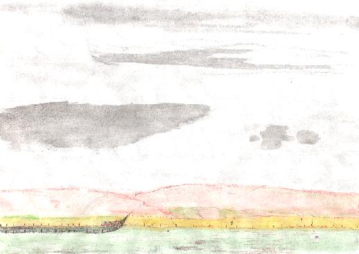 I can feel a chill breeze upon my cheek and taste clean air in my lungs in this landscape. 
