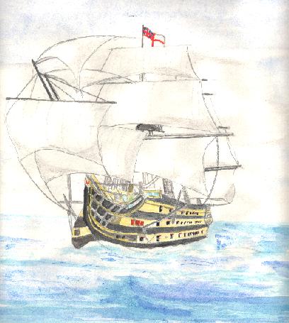 HMS Victory. 