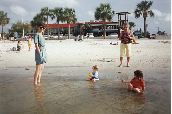 the beach