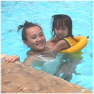 Isn't it wonderful?&nbsp; Two Kazakh beauties in the same pool?