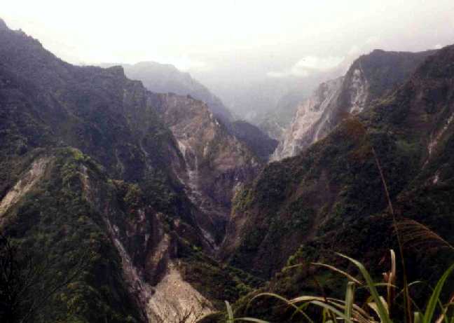 Mugua River Valley Mountain Scenery