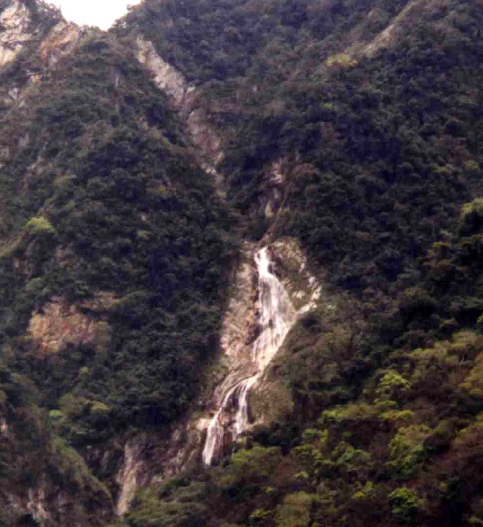 Waterfall Along the Mu-Gua River Valley