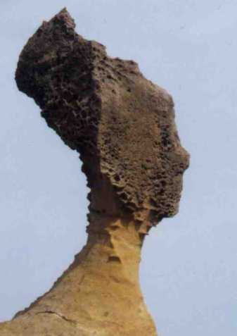 Natural Sandstone Sculptures at Yehliu