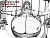 Mobile Hanging Back-Brace and Breast-Restraint with Pulleys