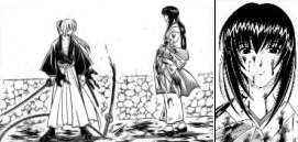 El primer encuentro de Kenshin y Tomoe