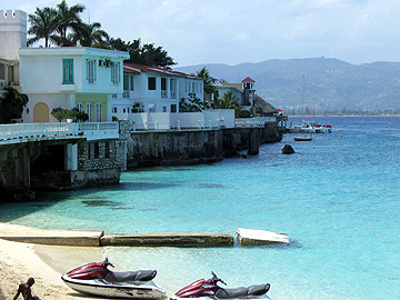 Scenic Montego Bay by the Caribbean Sea