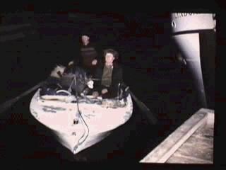 Bergie and her sister leaving the dock at Porpoise Bay to travel up Sechelt Inlet with supplies including some bales of hay.&nbsp; It is pitch black and all they have for guidance is a flashlight and their familiarity with those particular waters.