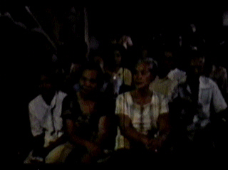 His congregation was well dressed and large...picture was taken in existing light