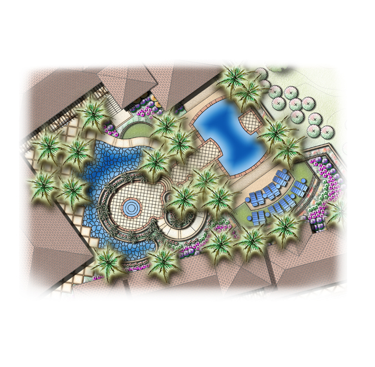 Overview of Pool Area