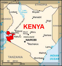 Map of Kenya