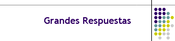 Grandes Respuestas