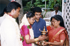 Reception with blessings from Mother