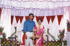 At reception