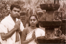 Sagar & Sreedevi @ Konoor Shiva Kshethram