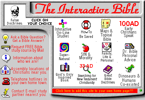 E-Mail us at bible@bible.ca