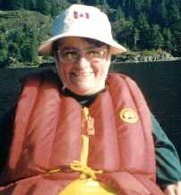 mom kayaking