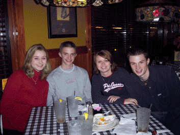 Tara, Seth, Katy, and me