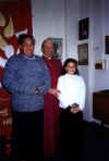 Tamarra, Bishop Wilson and FIona at the luncheon (129206 bytes)
