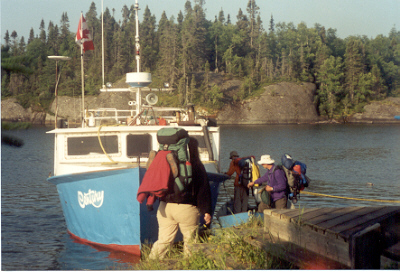 Boarding at Hatie Cove