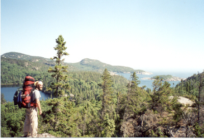 View over the lake