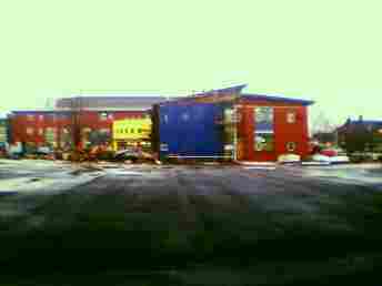 Endeavour school from Goodrich Close, 2nd January, 2003, 3:27 pm