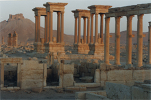 Abandoned Castle overlooks Palmyra
