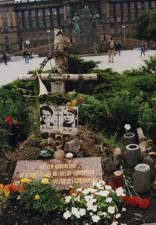 Fallen Hero, Burnt to his Death -With his death died the Spirit of the Czech people against the weight of Russain Military Might