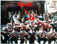 Kevin at the end of the "Seize The Day Reprise"