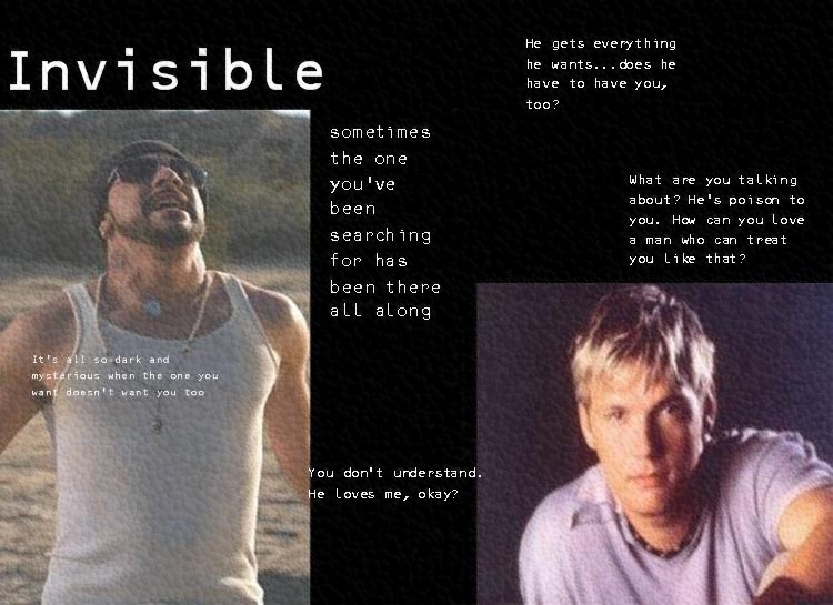 'If you love him, go. But you have to look me in the eye and say you don't love me. That's the only way. 'Cuz from here on out I refuse to be invisible.'