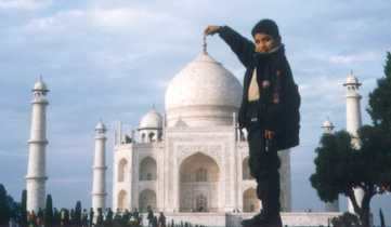 I did touch the Taj !!