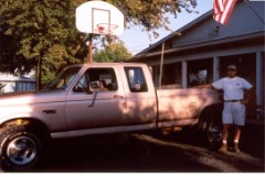 Me and my truck at home in Idaho