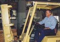 Forklift operator