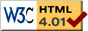 Valid W3C HTML 4.01!
