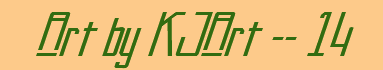 Art by KJArt -- 14 Logo