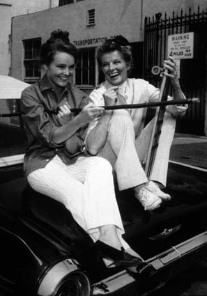 Kate's niece Katharine Houghton on the set of Guess Who's Coming to Dinner 1967