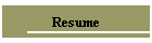 Resume
