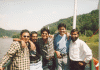 With Tarun, Sham, Biswa Goldi near Elbe river