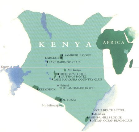 Map of Kenya
