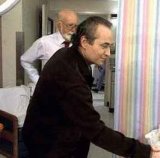 Jos� visiting a leukemia patient